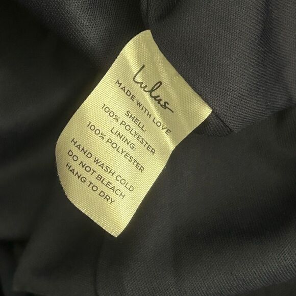 Lulus Easy Elegance Navy Blue Pleated Strapless Maxi Dress- Size L - Picture 9 of 10